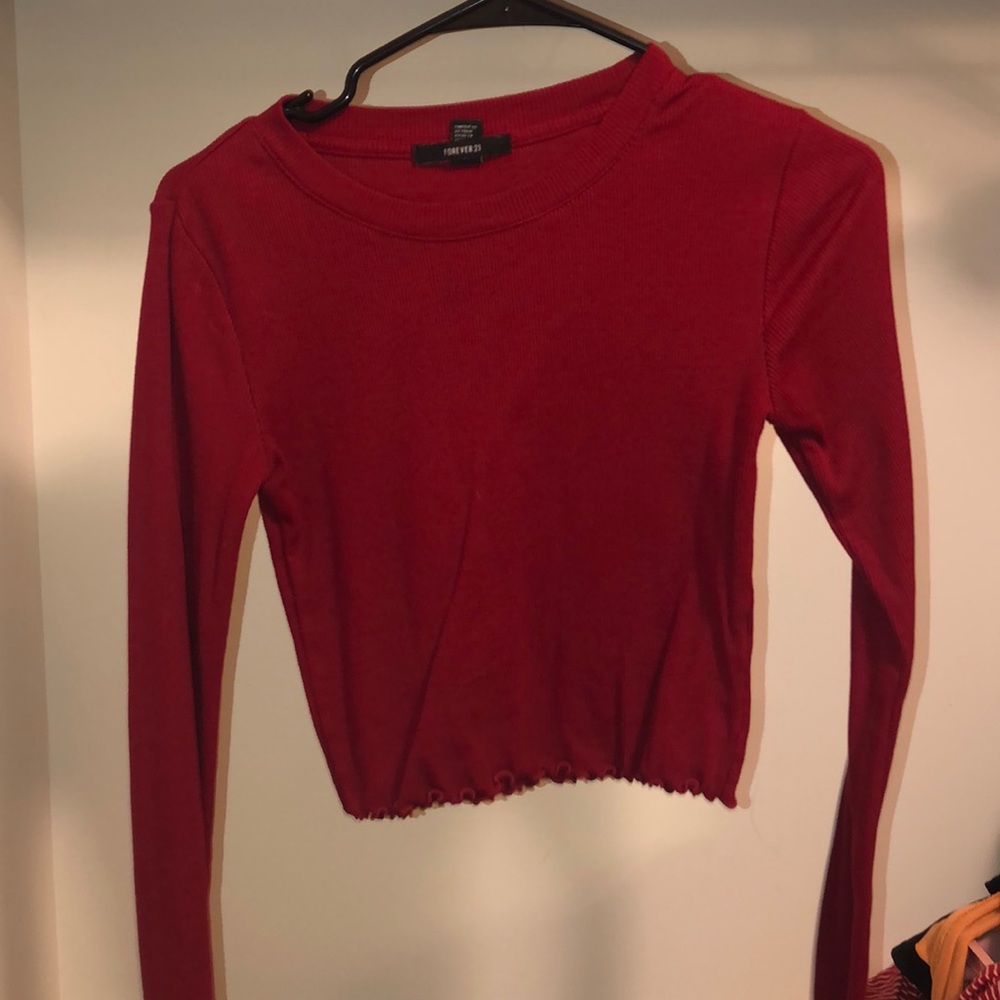 Forever 21 long sleeved crop